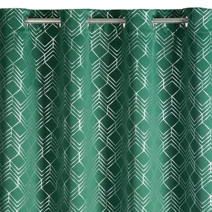 Eurofirany Zasłona Poli 140x250 Zielona ex-z-poli-zi+sr-140x250-przel - Zasłony - miniaturka - grafika 1
