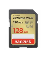 Karty pamięci - Sandisk Extreme Plus Sd-Card - 190/90Mb 128Gb SDSDXWA-128G-GNCIN - miniaturka - grafika 1