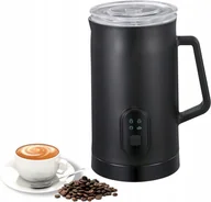 Spieniacze do mleka - Nekit 4W1 Elektryczny Spieniacz Do Mleka Podgrzewacz Latte Black 400W - miniaturka - grafika 1