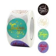 Scrapbooking - Naklejki Ozdobne 3,8 Cm Thank You Mix 20 Szt. - miniaturka - grafika 1