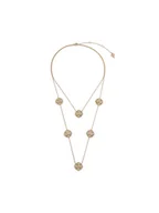 Kolczyki - Guess Naszyjnik JUBN05 500JW Złoty - miniaturka - grafika 1