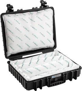 Walizka B&W Outdoor Cases Typ 6040 LI-ION CARRY & STORE z wkładką Cirrux (CX) i 2 przegródkami (Czarna) - Walizki i skrzynie na sprzęt fotograficzny - miniaturka - grafika 1