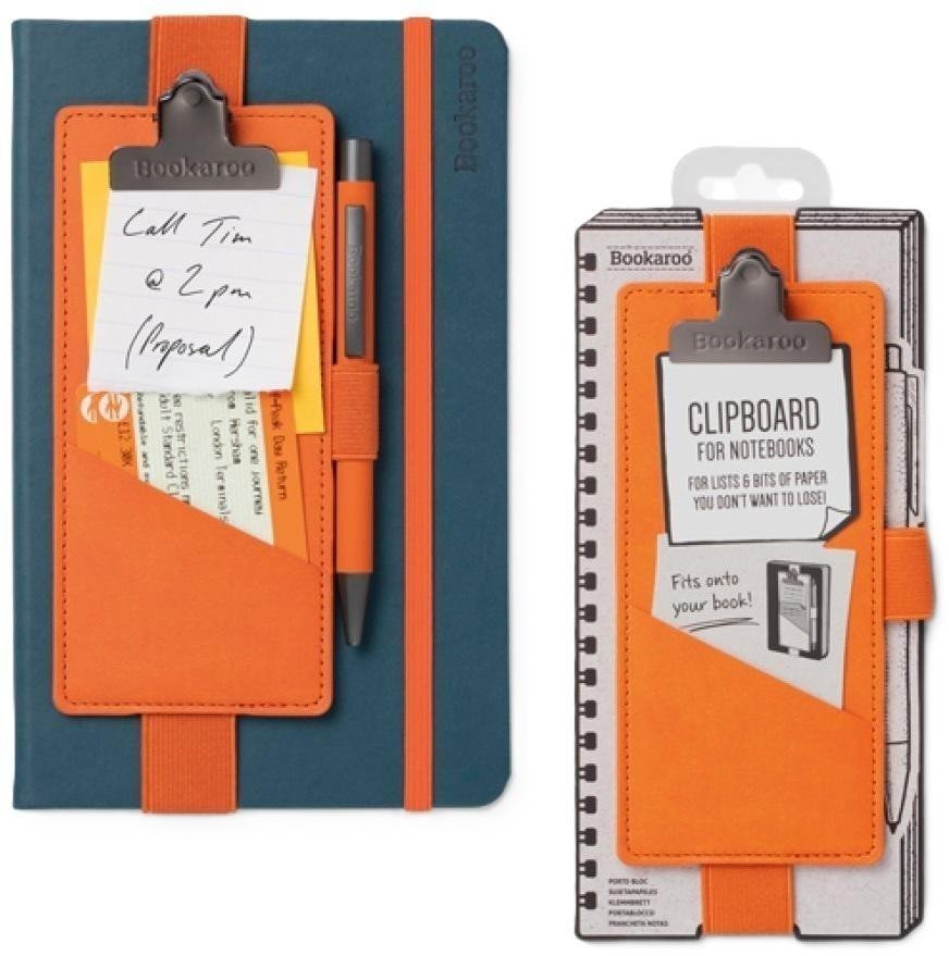 Bookaroo Clipboard for Notebooks - pomarańczowa