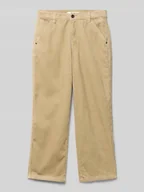 Spodnie i spodenki dla chłopców - Spodnie sztruksowe z wpuszczanymi kieszeniami w stylu francuskim - miniaturka - grafika 1