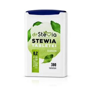 Drstevia Stevia tabletki 300 szt. - Cukier i słodziki - miniaturka - grafika 1