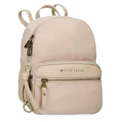 Plecaki - Pepe Jeans Morgan Plecak na co dzień Beżowy 20x25,5x10 cm Poliester z Detalami ze Sztucznej Skóry 5,1L by Joumma Bags, beż, Talla única, plecak na co dzień - miniaturka - grafika 1