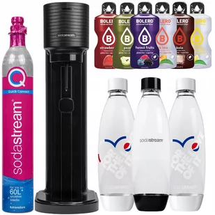 Saturator SodaStream Gaia Titan jedna butelka + 2x Butelka do Saturatora Sodastream Fuse Biała Pepsi - Saturatory - miniaturka - grafika 1