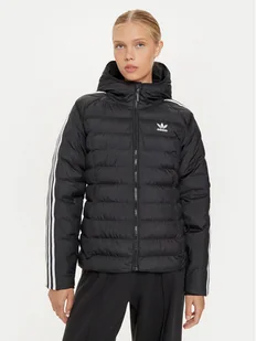adidas Kurtka przejściowa adicolor IW5849 Czarny Slim Fit - Kurtki damskie - miniaturka - grafika 1
