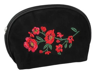 Top Choice Kosmetyczka damska Suede 96303 - Kosmetyczki, organizery i kuferki - miniaturka - grafika 1