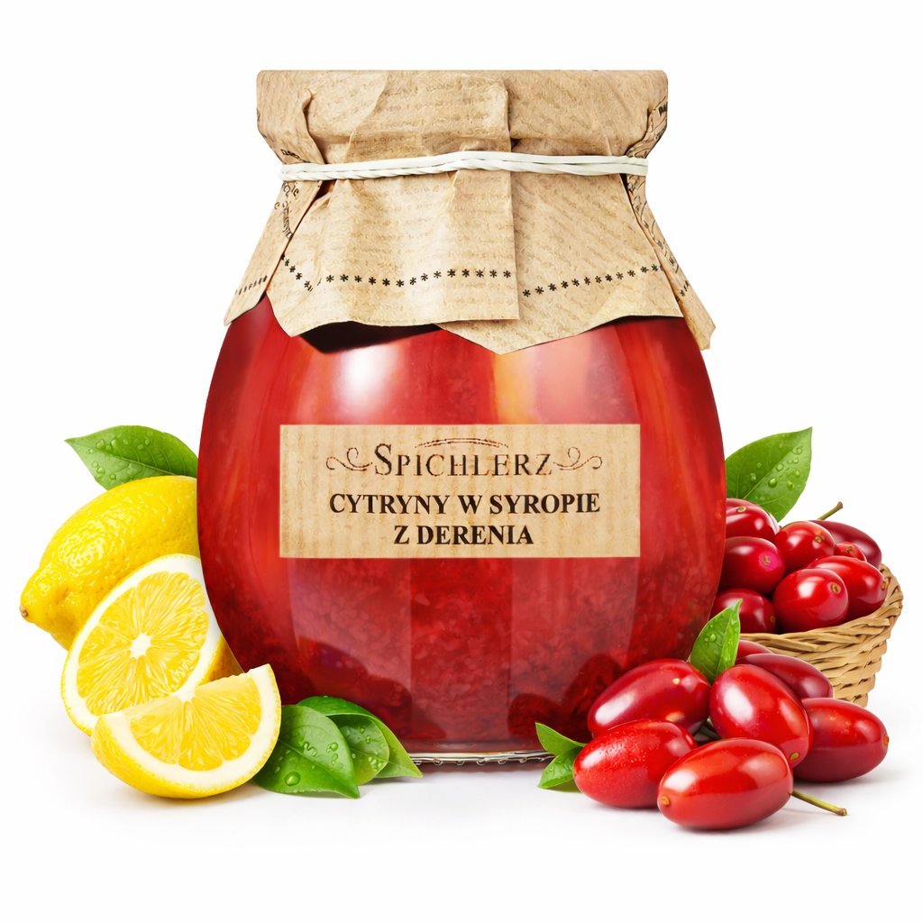 Cytryna w syropie z derenia 260g