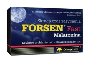 Olimp LABS forsen fast melatonina x 30 tabl - Układ nerwowy - miniaturka - grafika 1