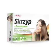 Włosy, skóra, paznokcie - Skrzyp z bambusem Dr.Max, suplement diety, 60 tabletek  3411022 - miniaturka - grafika 1