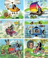 Klocki - DINO DINO Kubus Krecik i pojazdy 20 szt - miniaturka - grafika 1