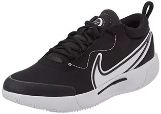 Trampki męskie - Nike Męskie trampki Court Zoom Pro, czarny biały, 45 EU - grafika 1