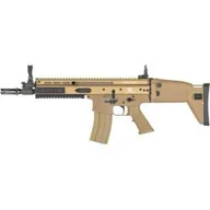 Karabiny ASG - Karabin szturmowy 6mm Cybergun FN SCAR AEG FDE - miniaturka - grafika 1