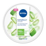 Kremy i maski do rąk - Nivea Naturally Good Cream krem do ciała twarzy i rąk z organicznym aloesem 200ml 107545-uniw - miniaturka - grafika 1