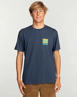 BILLABONG Koszulka męska Basic Blue S - Koszulki męskie - miniaturka - grafika 1