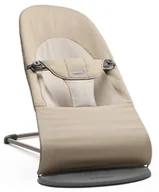 Leżaczki i huśtawki - Babybjorn, Leżaczek Balance Soft Cotton, Khaki / Beżowy - miniaturka - grafika 1