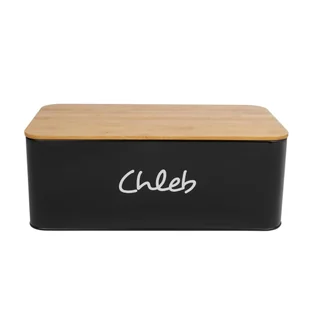 Tadar MAESTRA CHLEBAK Z POLSKIM NAPISEM 42 CM CZARNY STAL WĘGLOWA 5903313415545 - Chlebaki - miniaturka - grafika 1