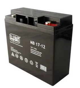 MPL POWER ELEKTRO Akumulator Żelowy 17AH/12V megaBat - Akcesoria do alarmów - miniaturka - grafika 1