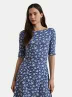 Sukienki - LAUREN RALPH LAUREN Sukienka codzienna 200976993001 Niebieski Regular Fit - miniaturka - grafika 1