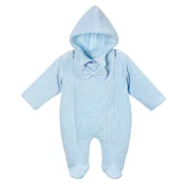 Pajacyki dla niemowląt - Pajac ocieplany Henry, niebieski 62 - miniaturka - grafika 1