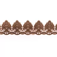 Dodatki do ciast w proszku - Koronka Na Tort 24 Złota Z Masy Cukrowej Antyczne Złoto - miniaturka - grafika 1