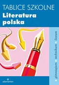 Lektury gimnazjum - Adamantan Tablice szkolne Literatura polska - Adamantan - miniaturka - grafika 1