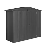 Altany ogrodowe - Domek narzędziowy metalowy Europa 2A podwójne drzwi 244x84x203 cm ciemny szary Biohort - miniaturka - grafika 1