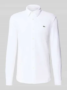Koszula casualowa o kroju slim fit z fakturą - Koszule męskie - miniaturka - grafika 1