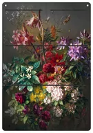 Dekoracje domu - Organizer antracyt BUKIET 45x65 cm - miniaturka - grafika 1