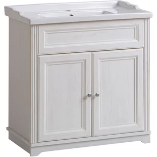 Szafka z Umywalką Retro 821 Palace White Comad Biały Andersen - Szafki łazienkowe - miniaturka - grafika 1