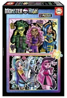 Puzzle - Educa, Puzzle, Monster High, 2 x 100 el. - miniaturka - grafika 1