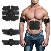 Masażery - ELEKTROSTYMULATOR MIĘŚNI BRZUCHA PLECÓW MASAŻER STYMULACJA - miniaturka - grafika 1