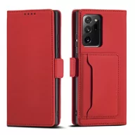 Etui i futerały do telefonów - Etui Card Braders Case do Samsung Galaxy S22 Ultra czerwony - miniaturka - grafika 1