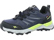 Buty dla dziewczynek - KangaROOS Dziecięce tenisówki K-ad Ground Rtx, uniseks, Dk Navy Lime, 32 EU - miniaturka - grafika 1