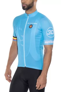 Koszulki rowerowe - Bioracer Van Vlaanderen Pro Race Koszulka rowerowa z zamkiem błyskawicznym Mężczyźni, niebieski L 2022 Koszulki kolarskie - grafika 1