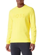 Bluzy męskie - BOSS bluza męska, Bright Yellow739, 5XL - miniaturka - grafika 1