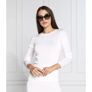 Calvin Klein Bluzka | Slim Fit - Bluzki damskie - miniaturka - grafika 1
