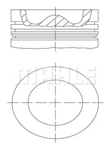 Tłok Mahle 039 PI 00127 000 - Silnik - akcesoria - miniaturka - grafika 1
