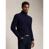 Swetry męskie - POLO RALPH LAUREN Wełniany golf Regular Fit z dodatkiem kaszmiru - miniaturka - grafika 1