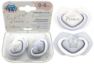 Smoczki uspokajające - CANPOL SMOCZEK SYMETRYCZNY ROYAL BABY 0-6m - miniaturka - grafika 1