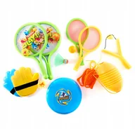 Zabawki i gry sportowe - Zestaw Zabawek Ogrodowych Rakietki Catchball Proca - miniaturka - grafika 1