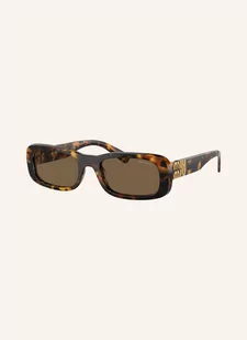 Miu Miu Okulary Przeciwsłoneczne Mu 08zs beige - Okulary przeciwsłoneczne - miniaturka - grafika 1