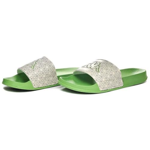 Kappa Logo Noles 6, Męskie buty piłkarskie Green-Beżowy, 42 EU, Zielony Beżowy, 42 EU