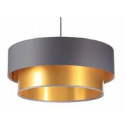 Lampy sufitowe - Złoto-szara lampa wisząca w stylu glamour - S418-Anisa - miniaturka - grafika 1