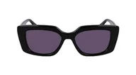 Okulary przeciwsłoneczne - KARL LAGERFELD Damskie okulary przeciwsłoneczne KL6125S, czarne, jeden rozmiar, Czarny, Rozmiar uniwersalny - miniaturka - grafika 1