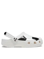 Buty dla dziewczynek - Crocs Klapki Classic Soccer Ball Clog T 210023 Biały - miniaturka - grafika 1