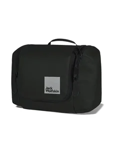 Kosmetyczka turystyczna Jack Wolfskin Wandermood Washbag granite black - Kosmetyczki, organizery i kuferki - miniaturka - grafika 2
