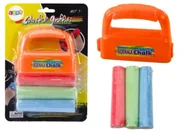 Kreda - Kreda chodnikowa z uchwytem 3 kolory - Leantoys - miniaturka - grafika 1